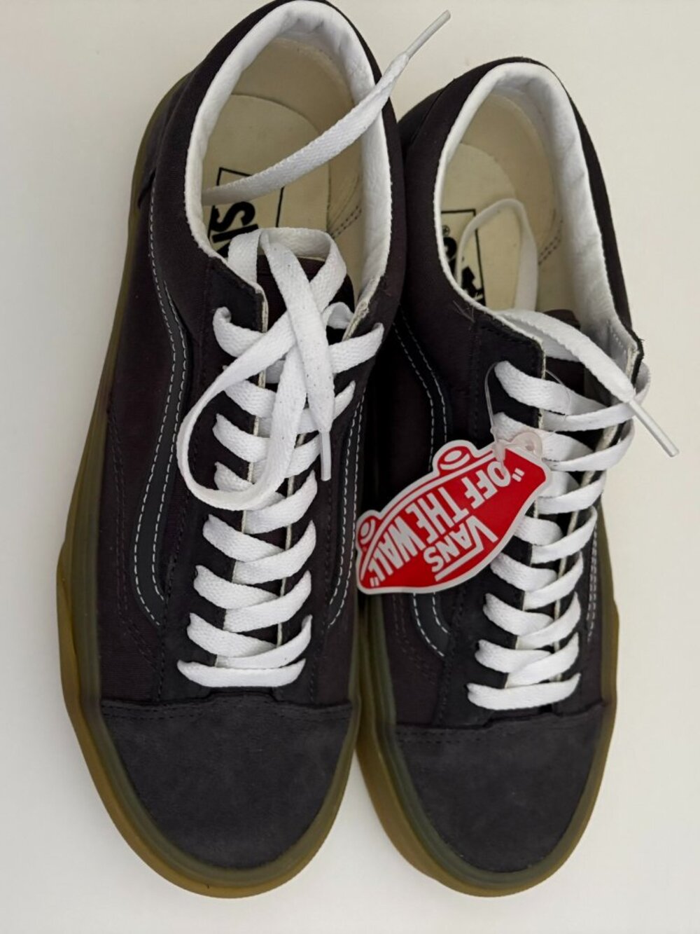 Vans Old Skool Black/White Gum Sole Skate Sneakers - Men's or Women's - NWT